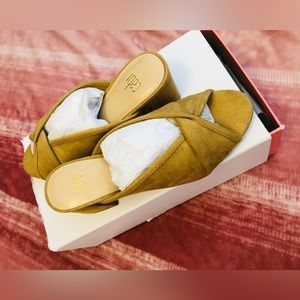 CABI Suede Mule Sandals